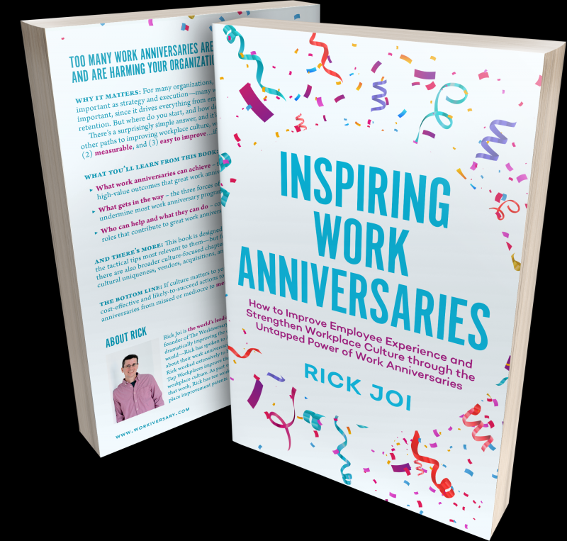 Inspiring Work Anniversaries by Rick Joi